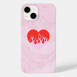 Fire Heart Case-Mate iPhone 14 Hülle
