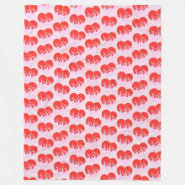 Fire Heart Fleecedecke