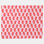 Fire Heart Fleecedecke (Vorderseite (Horizontal))