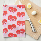 Fire Heart Geschirrtuch (Viertel Falte)