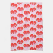 Fire Heart Geschirrtuch (Vertikal)