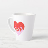 Fire Heart Milchtasse (Linke Ecke)