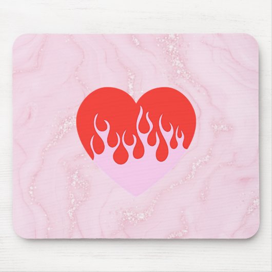 Fire Heart Mousepad (Vorne)