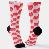 Fire Heart Socken (Gewinkelt)
