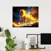 FIRE HORSE - 2026 - CHINESE ZODIACS POSTER (Heimbüro)