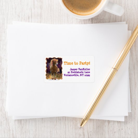 Fire Horse Adressaufkleber (Insitu)