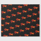Fire Horse Art  Geschenkpapier (Flach)