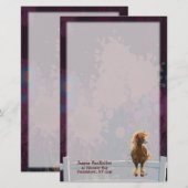 Fire Horse Briefpapier (Vorne/Hinten)
