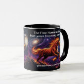 Fire Horse "Burning Ambition" Tasse (VorderseiteRechts)
