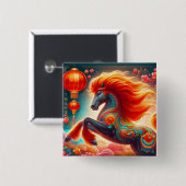Fire Horse Button (Vorne & Hinten)