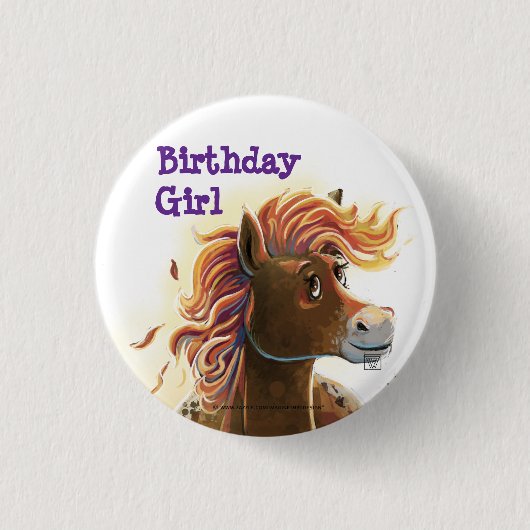 Fire Horse Button (Vorderseite)