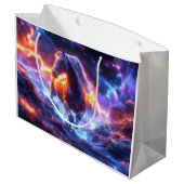 FIRE HORSE - CHINESE ZODIAC 2026 GROßE GESCHENKTÜTE (Rückseite Schrägansicht)