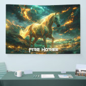 FIRE HORSE - CHINESE ZODIAC -  BANNER (Messe)