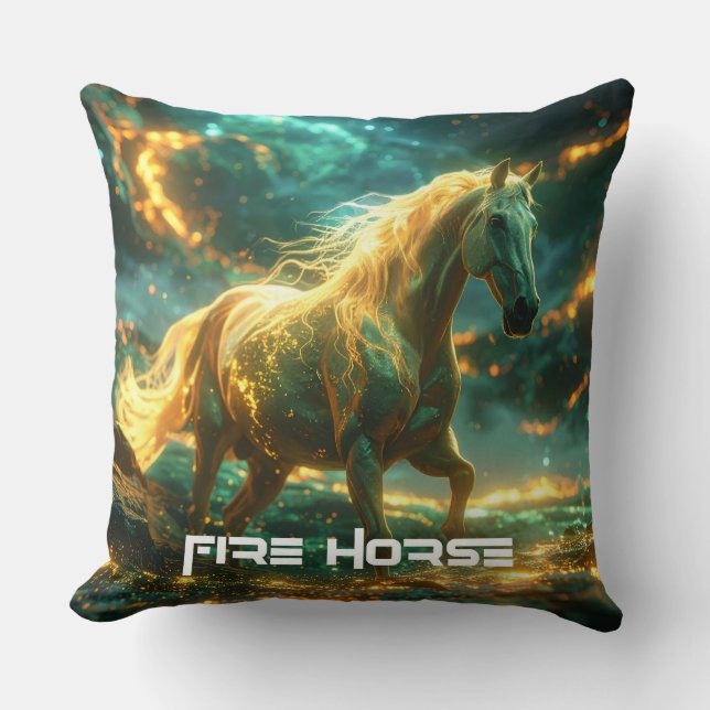 FIRE HORSE - CHINESE ZODIAC -  KISSEN (Vorderseite)