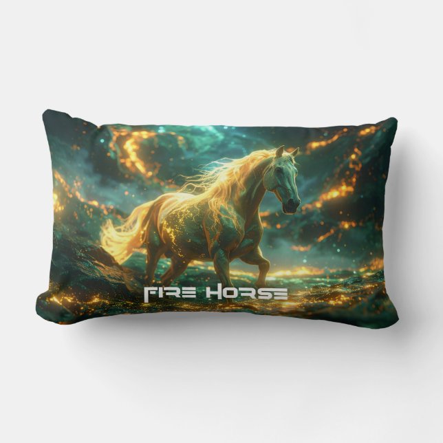 FIRE HORSE - CHINESE ZODIAC -  LENDENKISSEN (Vorderseite)