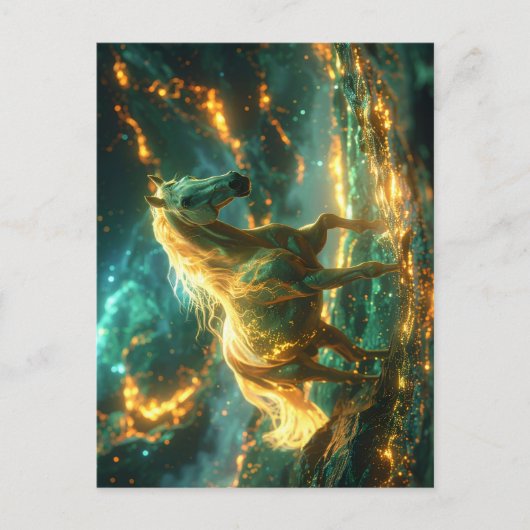 FIRE HORSE - CHINESE ZODIAC -  POSTKARTE (Vorderseite)