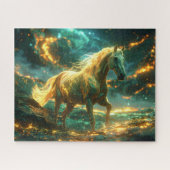 FIRE HORSE - CHINESE ZODIAC -  PUZZLE (Horizontal)