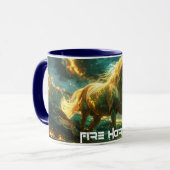 FIRE HORSE - CHINESE ZODIAC -  TASSE (Vorderseite Links)