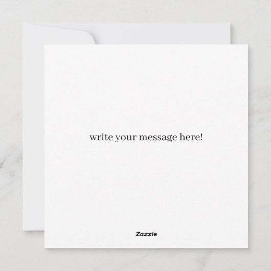 Fire Horse Feiertagskarte (Rückseite)