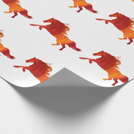 Fire Horse  Geschenkpapier (Ecke)