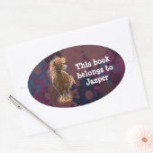 Fire Horse Lable Ovaler Aufkleber (Umschlag)