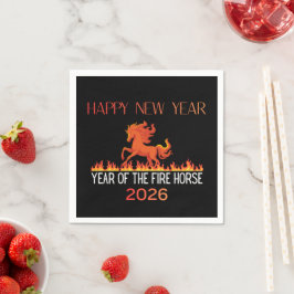 Fire Horse Paper Napkin Serviette