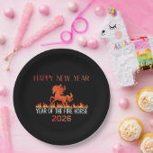 Fire Horse Paper Plate Pappteller (Party)