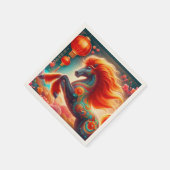 Fire Horse Serviette (Ecke)