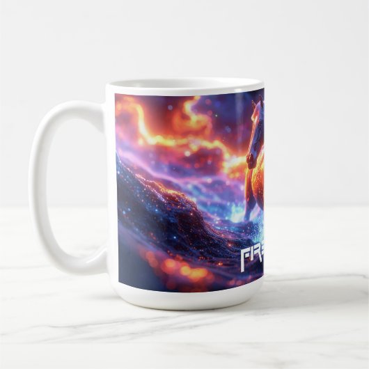 FIRE HORSE - SHENG XIAO -  KAFFEETASSE (Links)