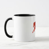 Fire horse Sticker Tasse (Links)