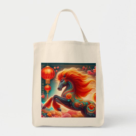 Fire Horse Tragetasche (Vorne)