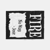 Fire - Hot Packet Halloween Taco Costume Fleecedecke (Vorderseite (Horizontal))