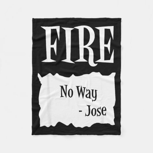 Fire - Hot Packet Halloween Taco Costume  Fleecedecke (Vorderseite)