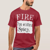 FIRE Hot Packet Halloween Taco Kostüm T-Shirt (Vorderseite)