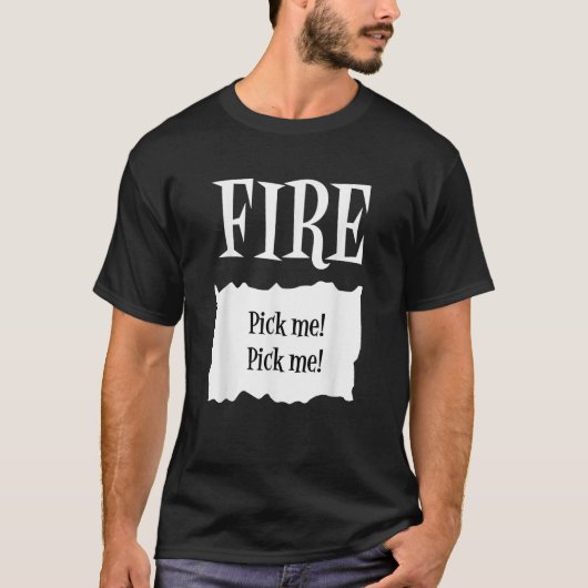 FIRE Hot Packet Halloween Taco Kostüm T-Shirt (Vorderseite)
