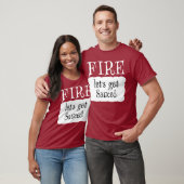 FIRE Hot Packet Halloween Taco Kostüm T-Shirt (Unisex)