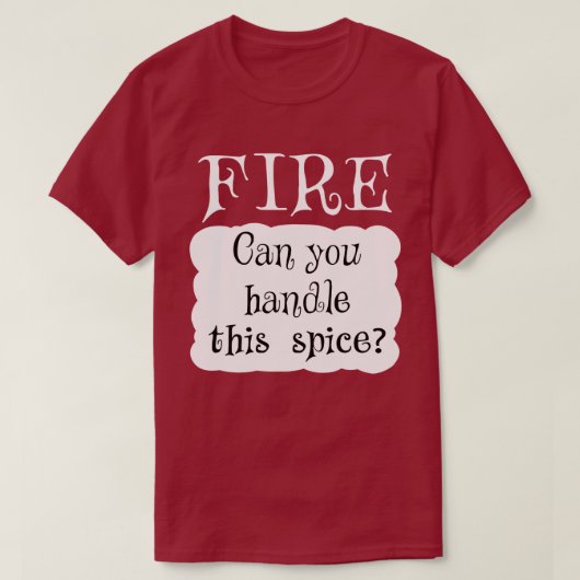 FIRE Hot Packet Halloween Taco Kostüm T-Shirt (Design vorne)