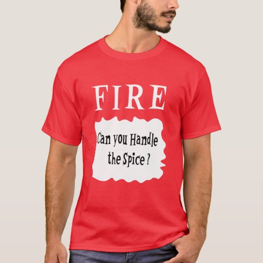 FIRE Hot Sauces Funny Halloween Taco Kostümgeschen T-Shirt (Vorderseite)