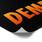 FIRE ICE Anti-ICE Protest Sign, Download,    Poster (Ecke)