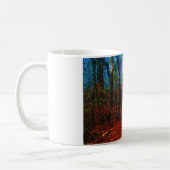 Fire & Ice Forest Oil Painting Geschenke Bekleidun Kaffeetasse (Links)