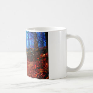 Fire & Ice Forest Oil Painting Geschenke Bekleidun Kaffeetasse
