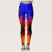 Fire&Ice Mandala Leggings (Vorderseite)