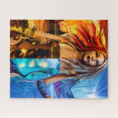 Fire & Ice Science Fiction Fantasy Puzzle (Horizontal)