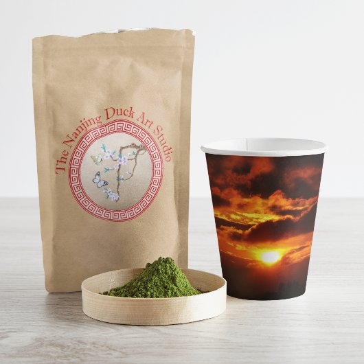 Fire in the Sky Paper Cups Pappbecher