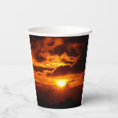 Fire in the Sky Paper Cups Pappbecher (Rückseite)
