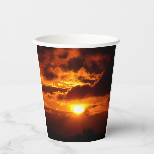 Fire in the Sky Paper Cups Pappbecher (Vorderseite)