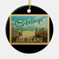 Fire Island Beach Vintage Travel