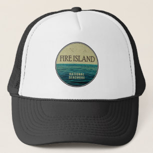 Fire Island National Seashore New York Ocean Birds Truckerkappe