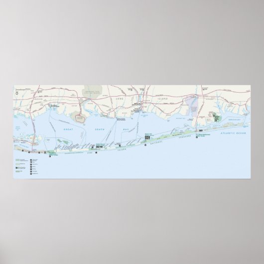 Fire Island National Seashore Poster (Vorne)
