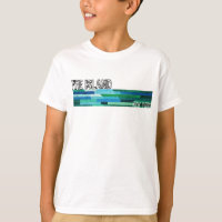 Fire Island NY blaue grüne abstrakte Vintage-Gesta